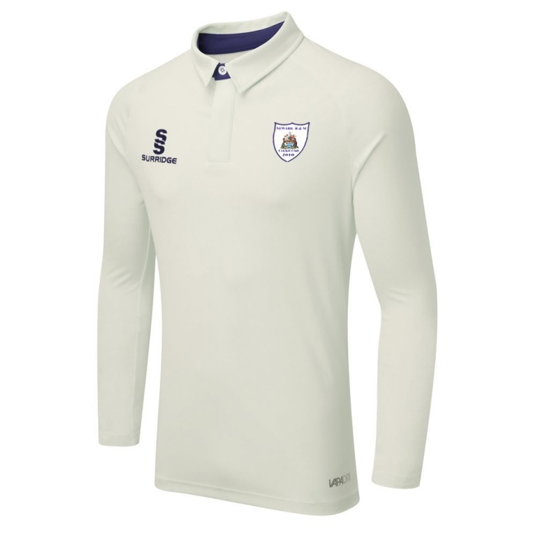 Newark R&M CC - Ergo Long Sleeve Navy Trim Shirt