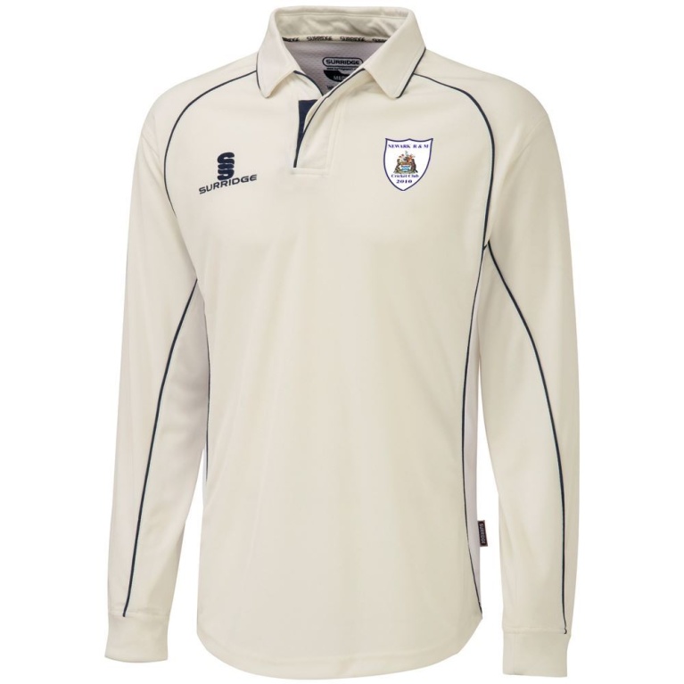 Newark R&M CC - Premier Long Sleeve Navy Trim Shirt