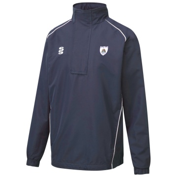 NEWARK R&M CC Dual Curve 1/4 Zip Rain Jacket : Navy