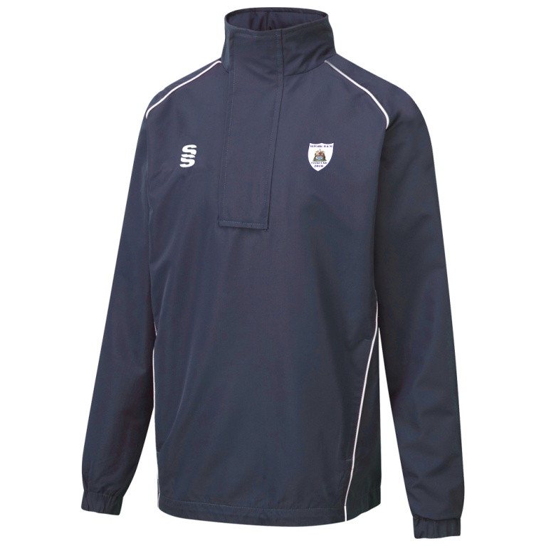 NEWARK R&M CC Dual Curve 1/4 Zip Rain Jacket : Navy
