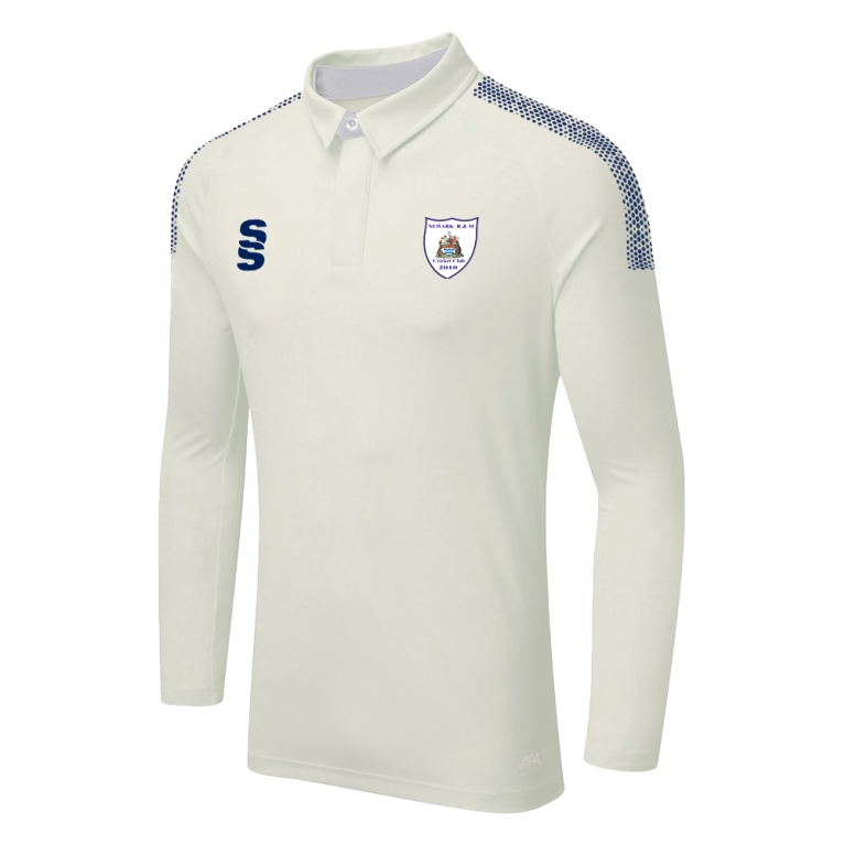 NEWARK R&M CC DUAL LONG SLEEVE CRICKET SHIRT (WOMENS)-Ivory