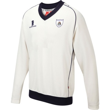 Newark R&M CC - Long Sleeve Sweater Navy Trim