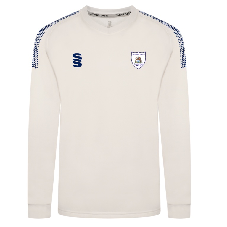 NEWARK R&M CC BLAST LONG SLEEVE WOMEN'S SWEATER - Ivory