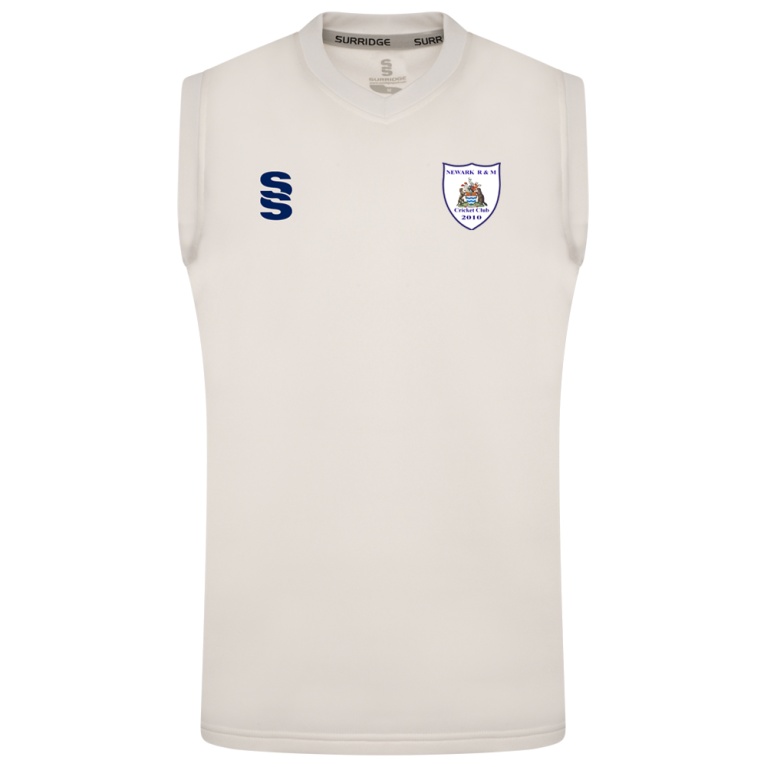 NEWARK R&M CC BLAST SLEEVELESS WOMENS SWEATER-Ivory